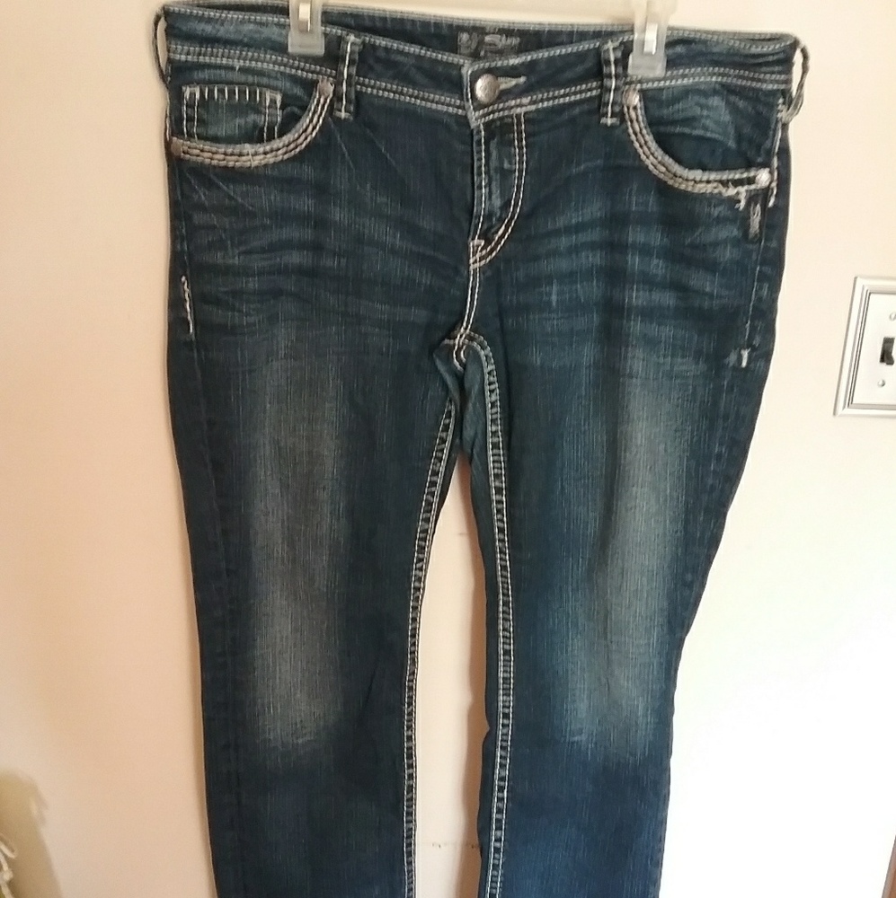 Silver jeans